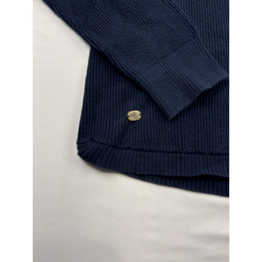 RALPH LAUREN Navy Blue Long Sleeve Pullover Sweater Women's Large - Picture 5 of 11